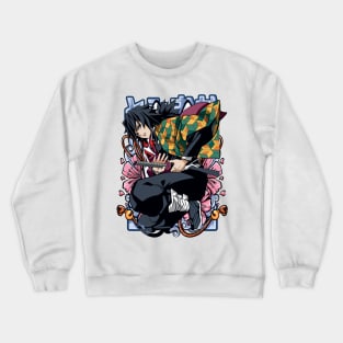 Water Serenity: Demon Slayer Giyu Tomioka Design 03 Crewneck Sweatshirt